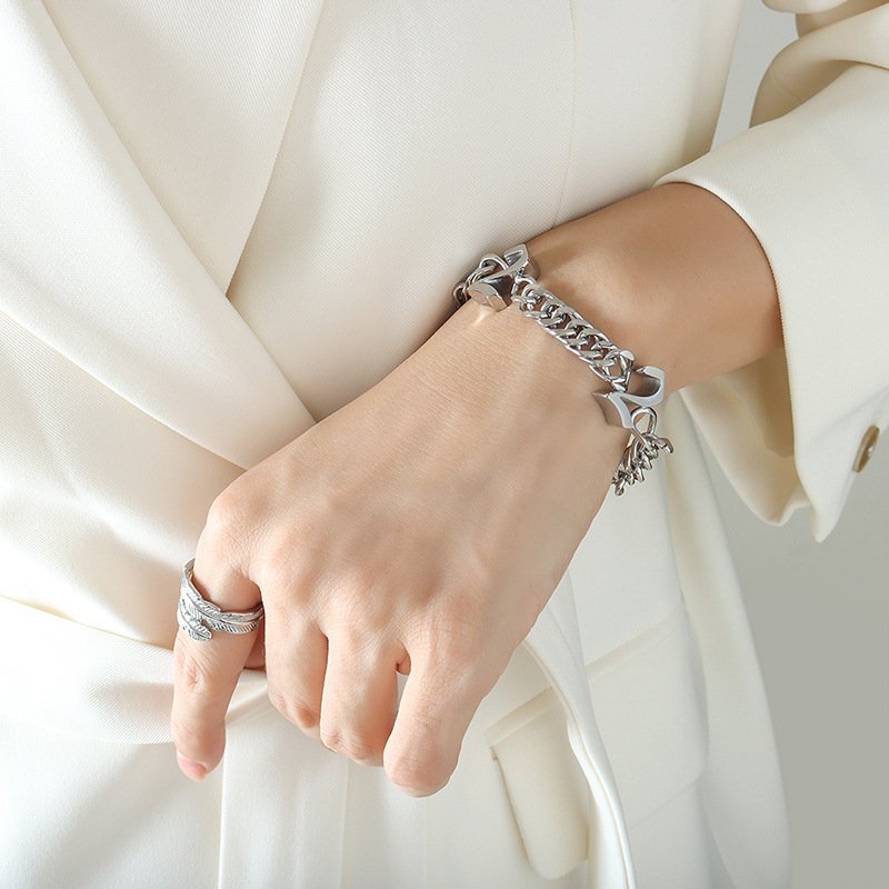 Wilder Chain Stainless Steel Bracelet-VENUSACC Wilder Chain Stainless Steel Bracelet-VENUSACC