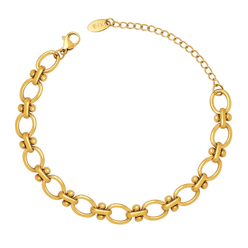Gold Plated Stainless Steel Bracelet