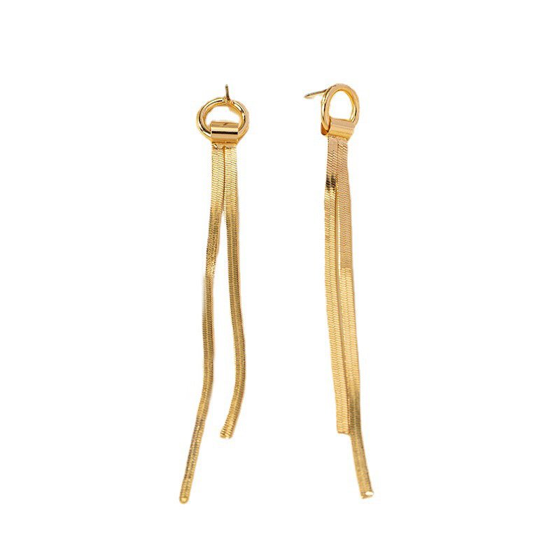 Venusacc Fashion Chain Imitation Gold Plated Earrings