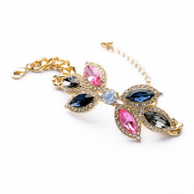 Multi-colored Gemstone Bracelet - Image 2