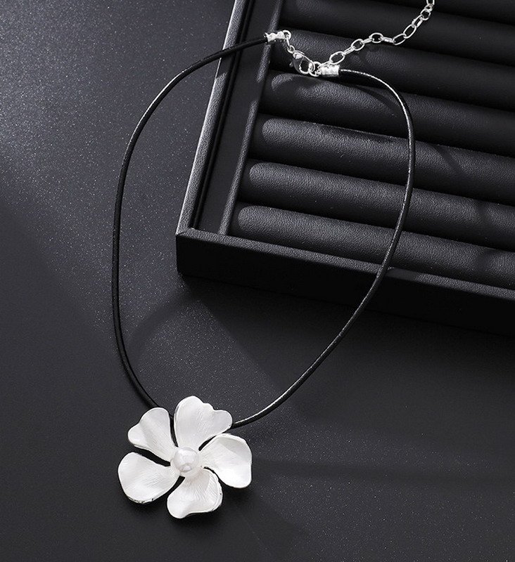 Venusacc Flower Peal Necklace Pendant - 图片 4